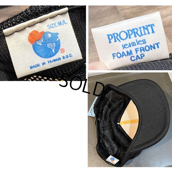 画像2: 程度良好!! 80's~【ビンテージ】【AMMONS AUTO SALES】自動車【黒×黄色】【メッシュキャップ】【トラッカーキャップ】【キャップ】サイズフリー 