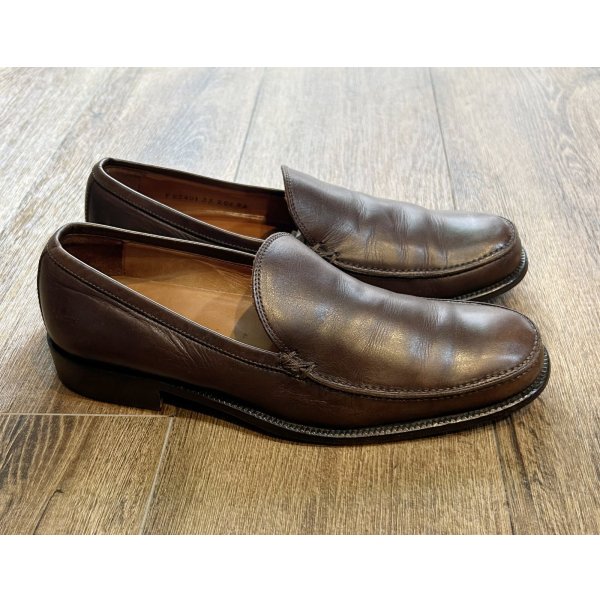画像3: 【イタリー製】【john varvatos】ジョン ヴァルヴェイトス【ブラウン】 【ローファー】レザーシューズ【US８ 1/2】 