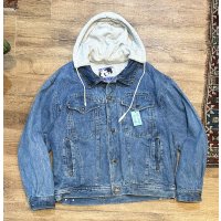 【ビンテージ】【TODAY’S NEWS】フード付き【デニムジャケット】【サイズXXL】 