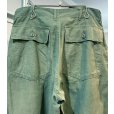 画像6: 70's【米軍実物】【ビンテージ】【ベイカーパンツ】UFOボタン Wステッチ OG107【ユーティリティパンツ】【32×33】 