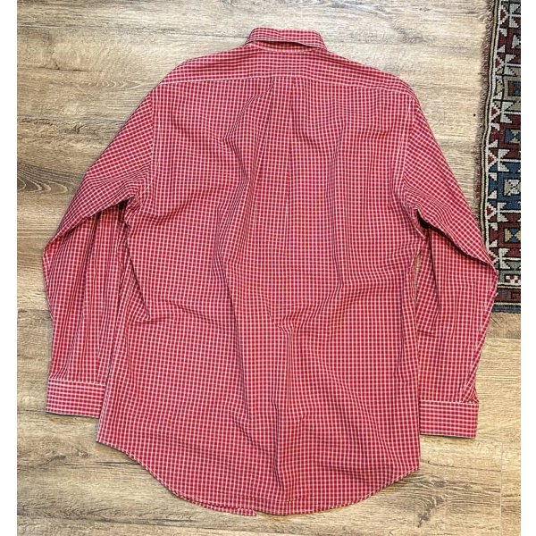 画像3: POLO RALPH LAUREN【ラルフローレン】YARMOUTH ヤーマス【赤×白】チェック【コットンボタンダウンシャツ】【15 1/2】 
