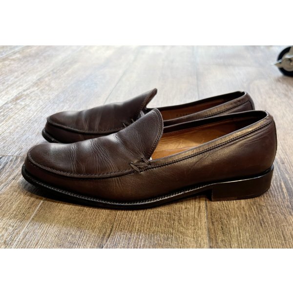 画像5: 【イタリー製】【john varvatos】ジョン ヴァルヴェイトス【ブラウン】 【ローファー】レザーシューズ【US８ 1/2】 