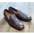 画像1: 【イタリー製】【john varvatos】ジョン ヴァルヴェイトス【ブラウン】 【ローファー】レザーシューズ【US８ 1/2】<br> (1)