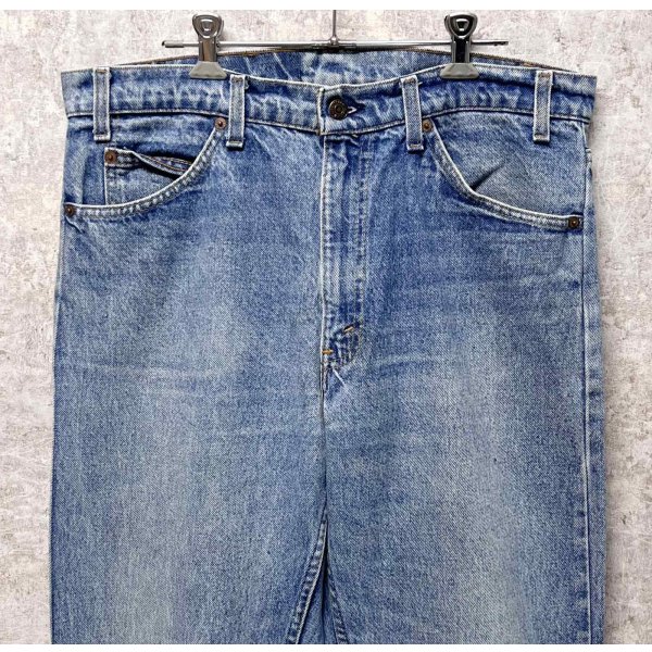 画像5: 80's【USA製】【ビンテージ】【LEVI'S】【リーバイス５０５】505【デニムパンツ】ブルーデニム【36×32】 
