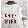 画像5: 70's【ビンテージ】【GLOBE】【白×裏地赤チェック】CHIEF BTFD【ファイヤーマンコート】ジャケット【US42】 <br> (5)