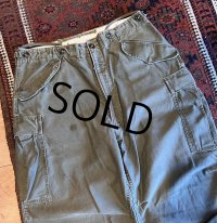 50's【u.s.army】ビンテージ【米軍実物】【M-51】【フィールドパンツ】フィールドトラウザーズ【カーゴパンツ】【M-R】 