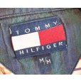 画像2: ビンテージ【TOMMY HILFIGER】トミーヒルフィガー【クリームｘ紫ｘ黄】ストライプ【ボタンダウンシャツ】【サイズＭ】<br> (2)
