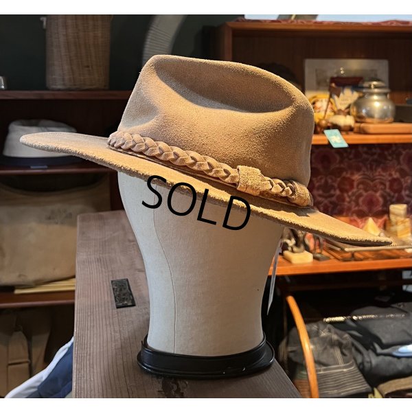 画像3: 【USA製】【ビンテージ」 ミネトンカ ブラウン スエードハット【サイズＬ】【５７．５cm程度】 