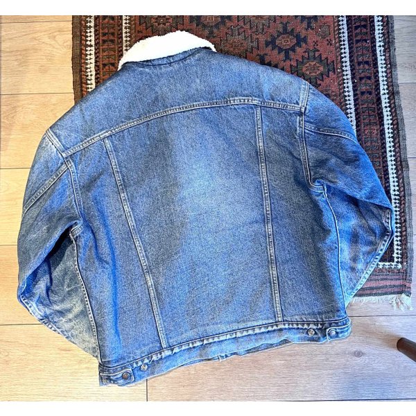 画像3: 【90s~】ビンテージ【Levis】リーバイス 70609-0216【裏ボア付き】【デニムジャケット】ボアジャン サイズXL 