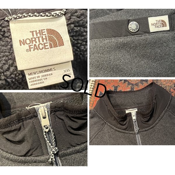 画像2: ビンテージ【ノースフェイス】【the north face】【黒】ブラック【ハーフジップフリース】フリースジャケット【サイズXXL】 