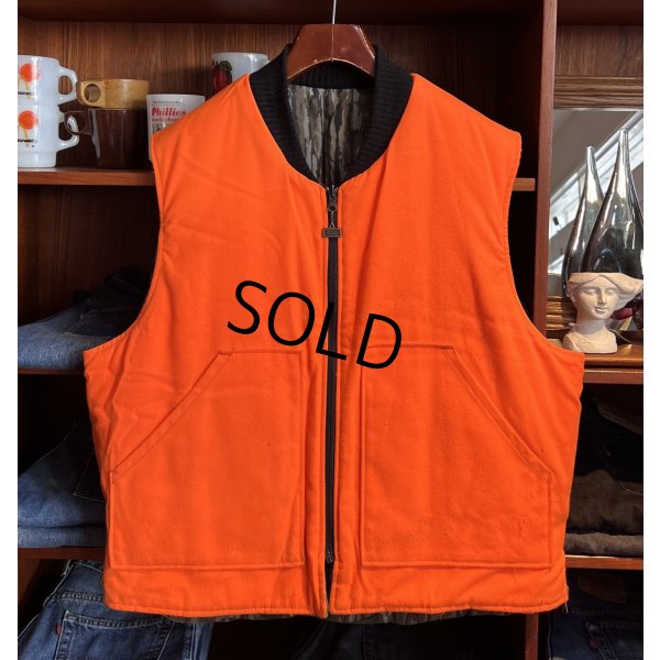 画像4: 【90’s〜】【ビンテージ】【Walls】ウォールズ【リアルツリーカモｘオレンジ】中綿入り【ダウンベスト】【サイズＬ程度】 