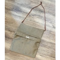 40's【ビンテージ】【CHRISTIAN SCIENCE】カーキ 巾着 エプロンバッグ 