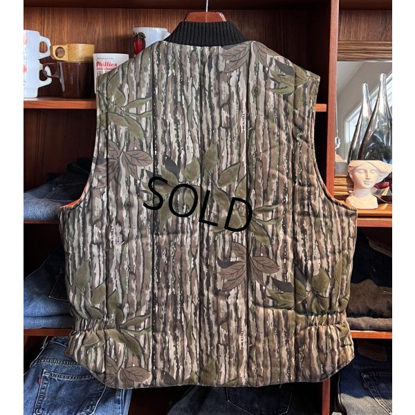 画像3: 【90’s〜】【ビンテージ】【Walls】ウォールズ【リアルツリーカモｘオレンジ】中綿入り【ダウンベスト】【サイズＬ程度】 