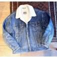 画像1: 【90s~】ビンテージ【Levis】リーバイス 70609-0216【裏ボア付き】【デニムジャケット】ボアジャン サイズXL<br> (1)