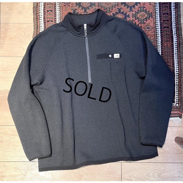 画像1: ビンテージ【ノースフェイス】【the north face】【黒】ブラック【ハーフジップフリース】フリースジャケット【サイズXXL】 