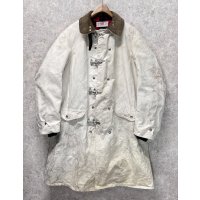 70's【ビンテージ】【GLOBE】【白×裏地赤チェック】CHIEF BTFD【ファイヤーマンコート】ジャケット【US42】  