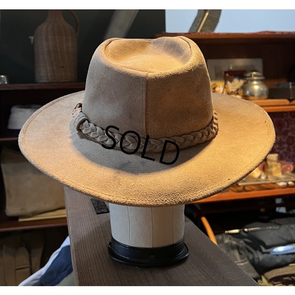 画像5: 【USA製】【ビンテージ」 ミネトンカ ブラウン スエードハット【サイズＬ】【５７．５cm程度】 