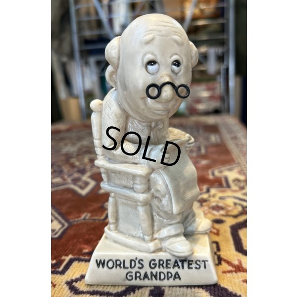 画像1: 70’ｓ 【ビンテージ】アンティーク【WORLD'S GREATEST GRANDPA】【メッセージドール】 
