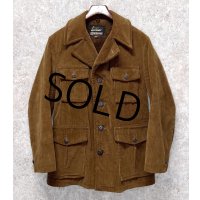 【ビンテージ】【シアーズ製】【ブラウン】【裏ボア付き】【コーデュロイジャケット】【US40】 