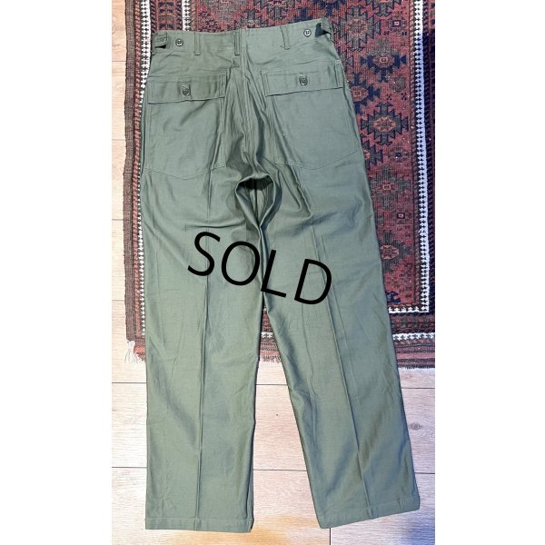 画像5: デッドストック【60's】【米軍実物】U.S.ARMY【ビンテージ】OG107【ベイカーパンツ】サイドアジャスター付き【ユーティリティパンツ】【32ｘ33】 
