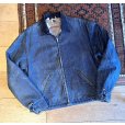 画像1: 【〜70's】【ビンテージ】【ブランケット裏地つき】【デニムブルゾン】カバーオール サイズL程度<br> (1)