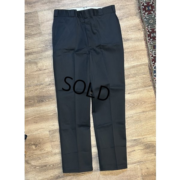 画像2: デッドストック 80's【USA製】ビンテージ【ディッキーズ】【Dickies】【黒】【ワークパンツ】【38ｘ34】 