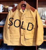 〜60's【ビンテージ】【CUMBERLAND】カンバーランド【ライトブラウンｘ裏地赤チェック】【ハンティングジャケット】【US38】  