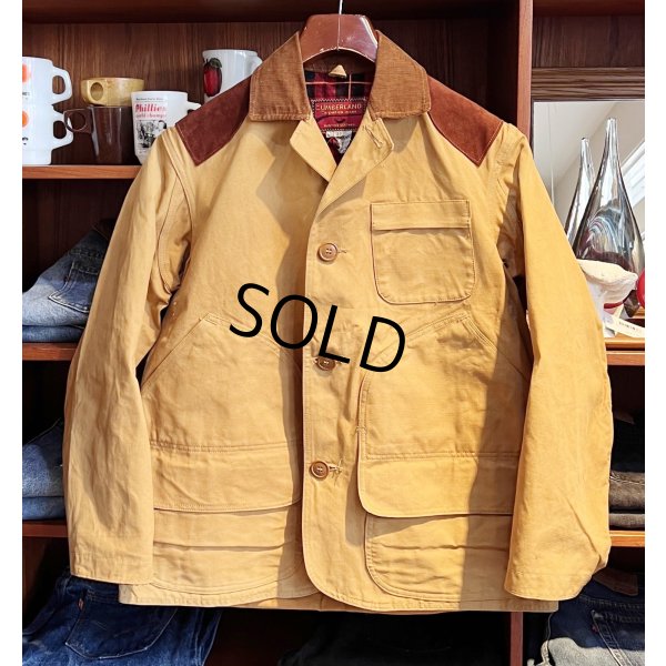画像1: 〜60's【ビンテージ】【CUMBERLAND】カンバーランド【ライトブラウンｘ裏地赤チェック】【ハンティングジャケット】【US38】  