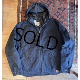  ビンテージ【carhartt】【カーハート】【黒】アクティブジャケット【ダック地】【フルジップパーカー】【サイズXL】 