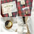 画像3: デッドストック ORVIS【オービス】【ベージュ】裏地赤チェック【ブルゾン】 ジップアップジャケット【サイズL】<br> (3)