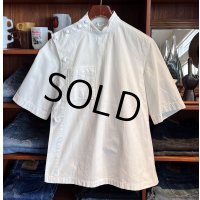 〜60’ｓビンテージ【U.S.ARMY】米軍実物【白】ホスピタルシャツ【サイズＳ】 