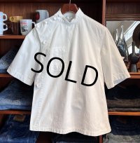 〜60’ｓビンテージ【U.S.ARMY】米軍実物【白】ホスピタルシャツ【サイズＳ】 