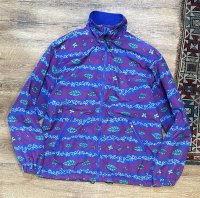 ~90's【ビンテージ】L.L.Bean【LLビーン】【総柄】裏地フリース【3シーズンジャケット】【M程度】