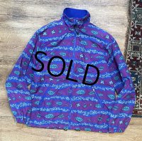 ~90's【ビンテージ】L.L.Bean【ＬＬビーン】【総柄】裏地フリース【3シーズンジャケット】【Ｍ程度】 