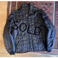 【〜60’ｓ】【ビンテージ】【黒】無地【ライトダウン】サイズＭ程度 