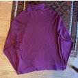 画像3: 〜90'ｓ【エディーバウアー】Eddie Bauer【エンジ】無地【タートルネックロンT】【サイズXL】<br> (3)