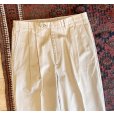 画像4: 【イタリー製】【ビンテージ】【LOUIS DELL'OLIO】【ベージュ】2タック チノパンツ【34ｘ34】<br> (4)