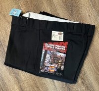 デッドストック 80's【USA製】ビンテージ【ディッキーズ】【Dickies】【黒】【ワークパンツ】【38ｘ34】 