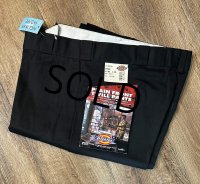 デッドストック 80's【USA製】ビンテージ【ディッキーズ】【Dickies】【黒】【ワークパンツ】【38ｘ34】 