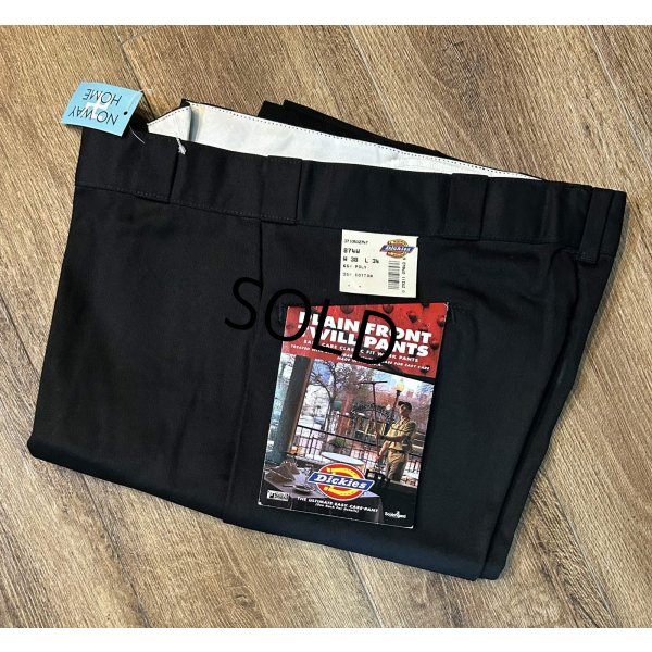 画像1: デッドストック 80's【USA製】ビンテージ【ディッキーズ】【Dickies】【黒】【ワークパンツ】【38ｘ34】 