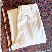 【イタリー製】【ビンテージ】【LOUIS DELL'OLIO】【ベージュ】2タック チノパンツ【34ｘ34】 