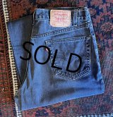 ∼90’s 【USA製】【ビンテージ】【LEVI'S】【リーバイス５５０】550 黒 ブラック デニムパンツ 【36ｘ34】 