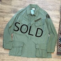 60's【ビンテージ】U.S.ARMY【米軍実物】ノンリップ【ジャングルファティーグジャケット】【M-R】 