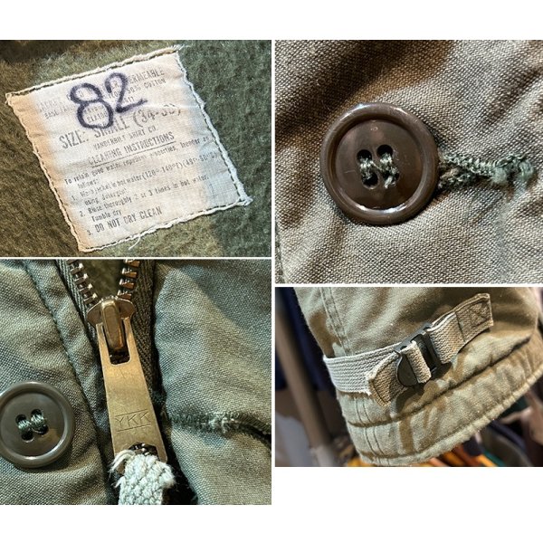 画像2: 70's〜【ビンテージ】【米軍実物】U.S.NAVY【A-2】【デッキジャケット】サイズS 