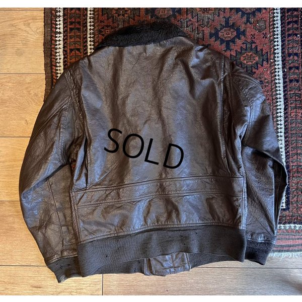 画像3: 70's【米軍実物】【ビンテージ】【U.S.NAVY】BRILL BROS製【G-1】【フライトジャケット】【US42】 