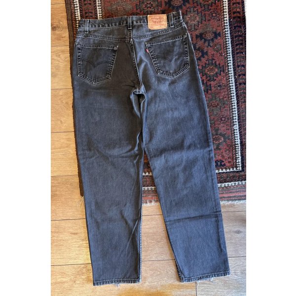 画像5: ∼90’s 【USA製】【ビンテージ】【LEVI'S】【リーバイス５５０】550 黒 ブラック デニムパンツ 【36ｘ34】 