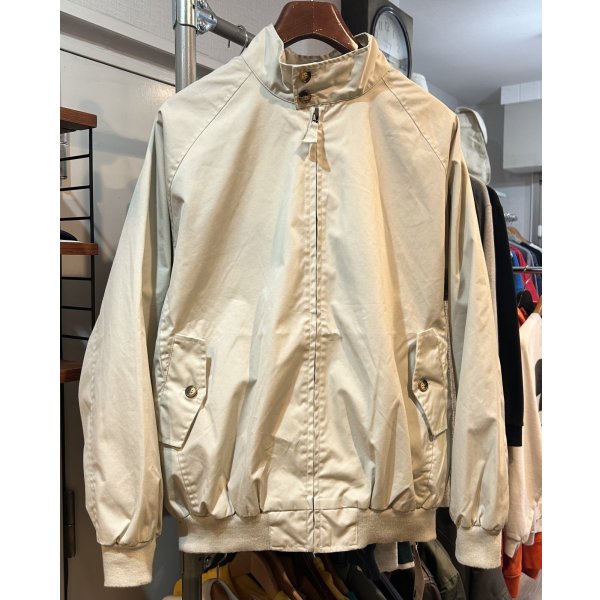 画像1: デッドストック ORVIS【オービス】【ベージュ】裏地赤チェック【ブルゾン】 ジップアップジャケット【サイズL】 