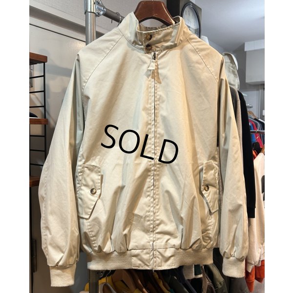 画像1: デッドストック ORVIS【オービス】【ベージュ】裏地赤チェック【ブルゾン】 ジップアップジャケット【サイズL】 