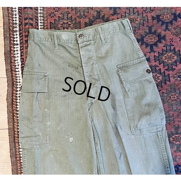 画像4: 【40s】【ビンテージ】米軍実物【U.S.ARMY】【M-43】【HBTパンツ】【フィールドパンツ】【30ｘ33】 