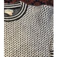 画像4: 80’s ノルウェー製【L.L.Bean】【ＬＬビーン】【バーズアイ】【白×黒】【ウールニットセーター】【サイズＬ】<br> (4)